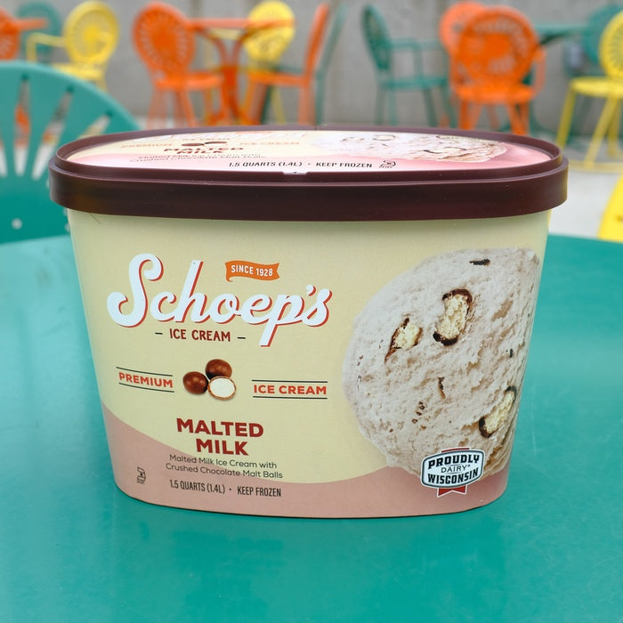 Malted Milk Schoeps Ice Cream