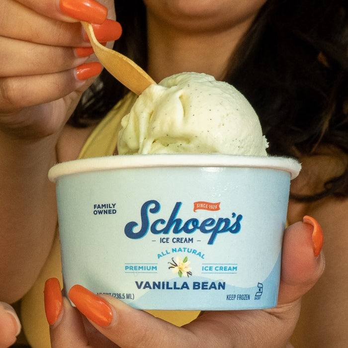 1/2 Pint Vanilla Bean – Schoeps Ice Cream